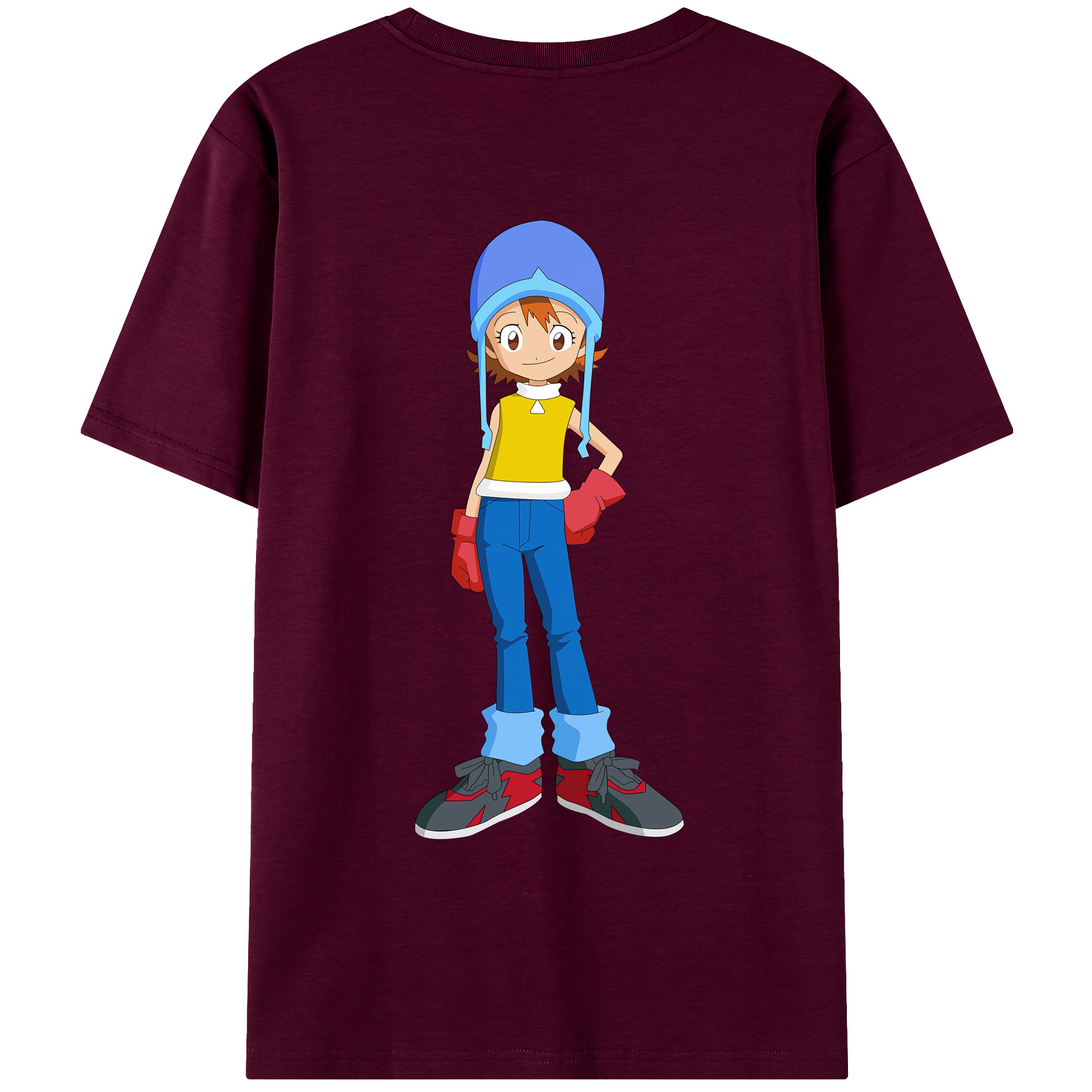 （画像用） Digimon デジタルモンスター/デジモン レディース半袖Tシャツ(バックプリント)